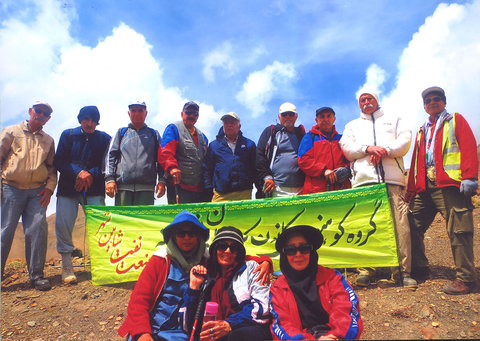 کوهنوردی بازنشستگان شاهین شهر