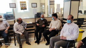 نشست رییس منطقه سه صندوق با بازنشستگان جانباز در شاهین شهر