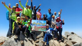 صعود تابستانه کوهنوردان بازنشسته اراکی