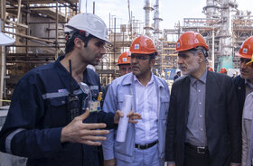 بازدید رئیس هیئت‌رئیسه صندوق‌ها از پالایشگاه ستاره خلیج فارس، مخازن ذخیره سازی نفت قشم و کارخانه نفت جی در بندرعباس