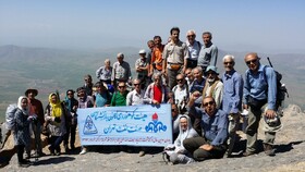 قاب تصویری ورزش کوهنوردی بازنشستگان