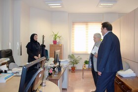 بازدید معاون بازنشستگی‌و‌رفاه از نمایندگی هویزه