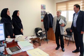 بازدید معاون بازنشستگی‌و‌رفاه از نمایندگی هویزه