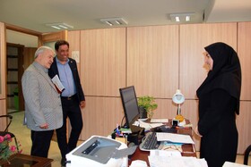 بازدید معاون بازنشستگی‌و‌رفاه از نمایندگی هویزه