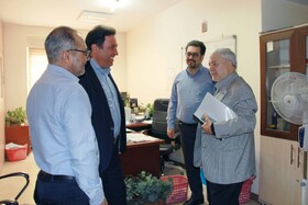 بازدید معاون بازنشستگی‌و‌رفاه از نمایندگی هویزه