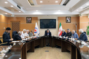نشست مشترک هیئت مدیره کانون خطوط لوله و مخابرات با رئیس صندوق ها
