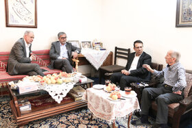 دیدار و تجلیل از پیشکسوت صنعت نفت