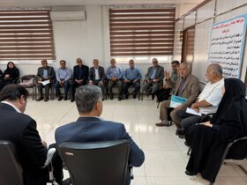 بازدید از نمایندگی های صندوق ها در آبادان