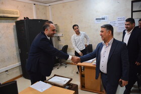 بازدید رئیس صندوق ها از منطقه 2