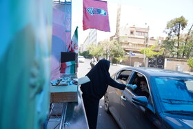 استقرار موکب صندوق‌ بازنشستگی نفت در مسیر زائران آیین وداع با «امام شهید امت»