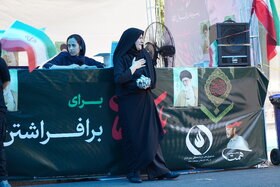 استقرار موکب صندوق‌ بازنشستگی نفت در مسیر زائران آیین وداع با «امام شهید امت»