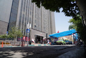 استقرار موکب صندوق‌ بازنشستگی نفت در مسیر زائران آیین وداع با «امام شهید امت»