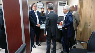 بازدید رئیس صندوق‌ها از دفاتر نمایندگی شرق و غرب اهواز