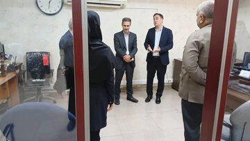 بازدید رئیس صندوق‌ها از دفاتر نمایندگی شرق و غرب اهواز