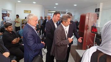 بازدید رئیس صندوق‌ها از دفاتر نمایندگی شرق و غرب اهواز