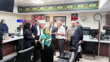بازدید رئیس صندوق‌ها از دفاتر نمایندگی شرق و غرب اهواز