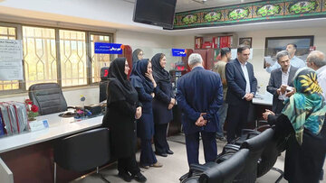 بازدید رئیس صندوق‌ها از دفاتر نمایندگی شرق و غرب اهواز