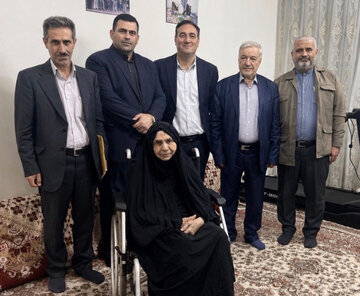 دیدار با همسر شهید و مادر سردار شهید جاوید‌الاثر مهرداد گل زردان