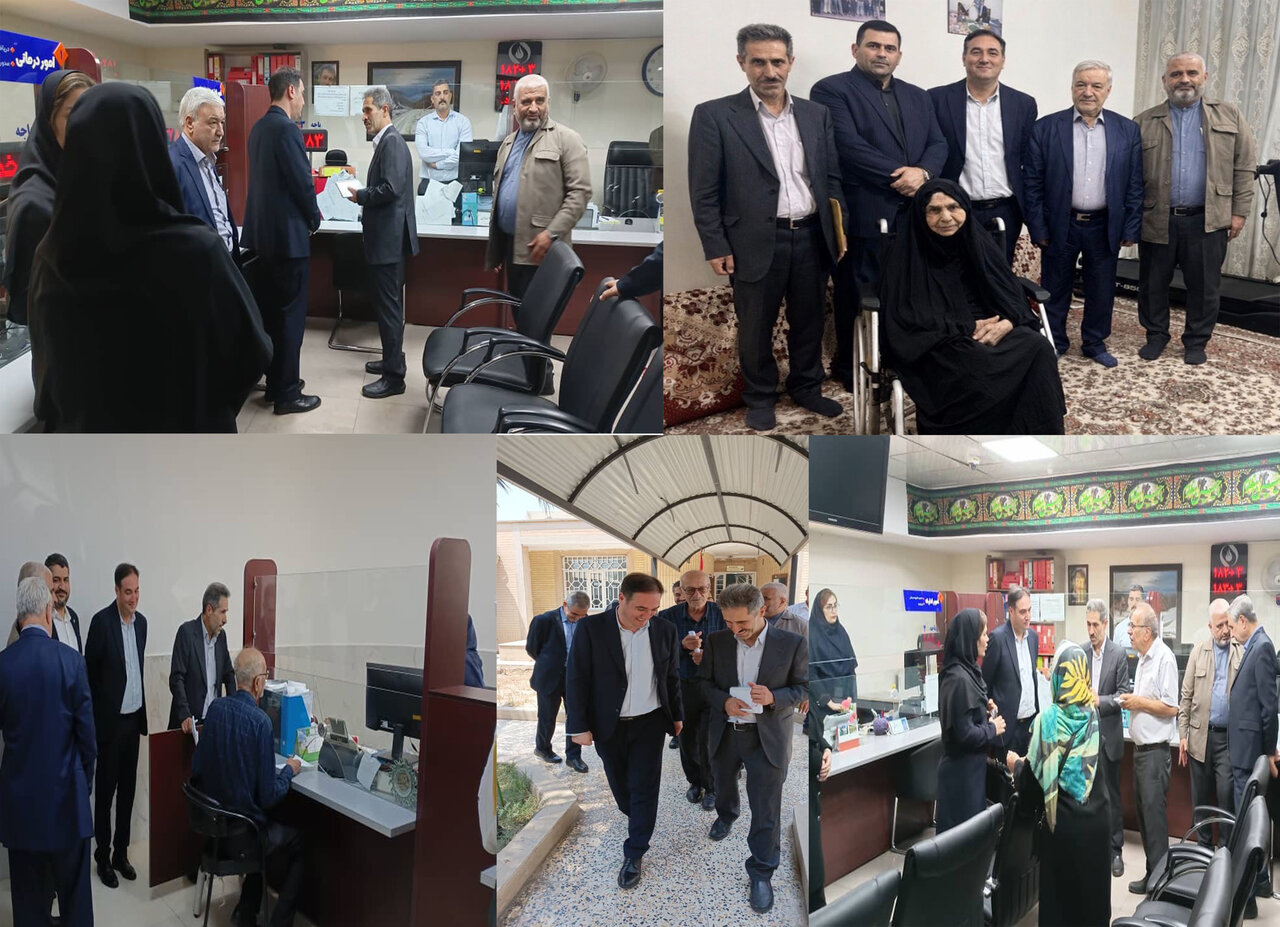 بازدید رئیس صندوق ها از دفتر نمایندگی اهواز