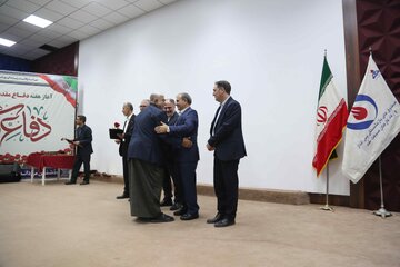 آیین گرامیداشت هفته دفاع مقدس و تجلیل از بازنشستگان ایثارگر صنعت نفت